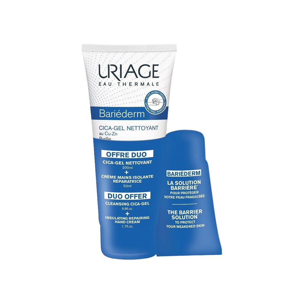 Набор Bariederm: Цика-гель с медью и цинком + Крем для рук