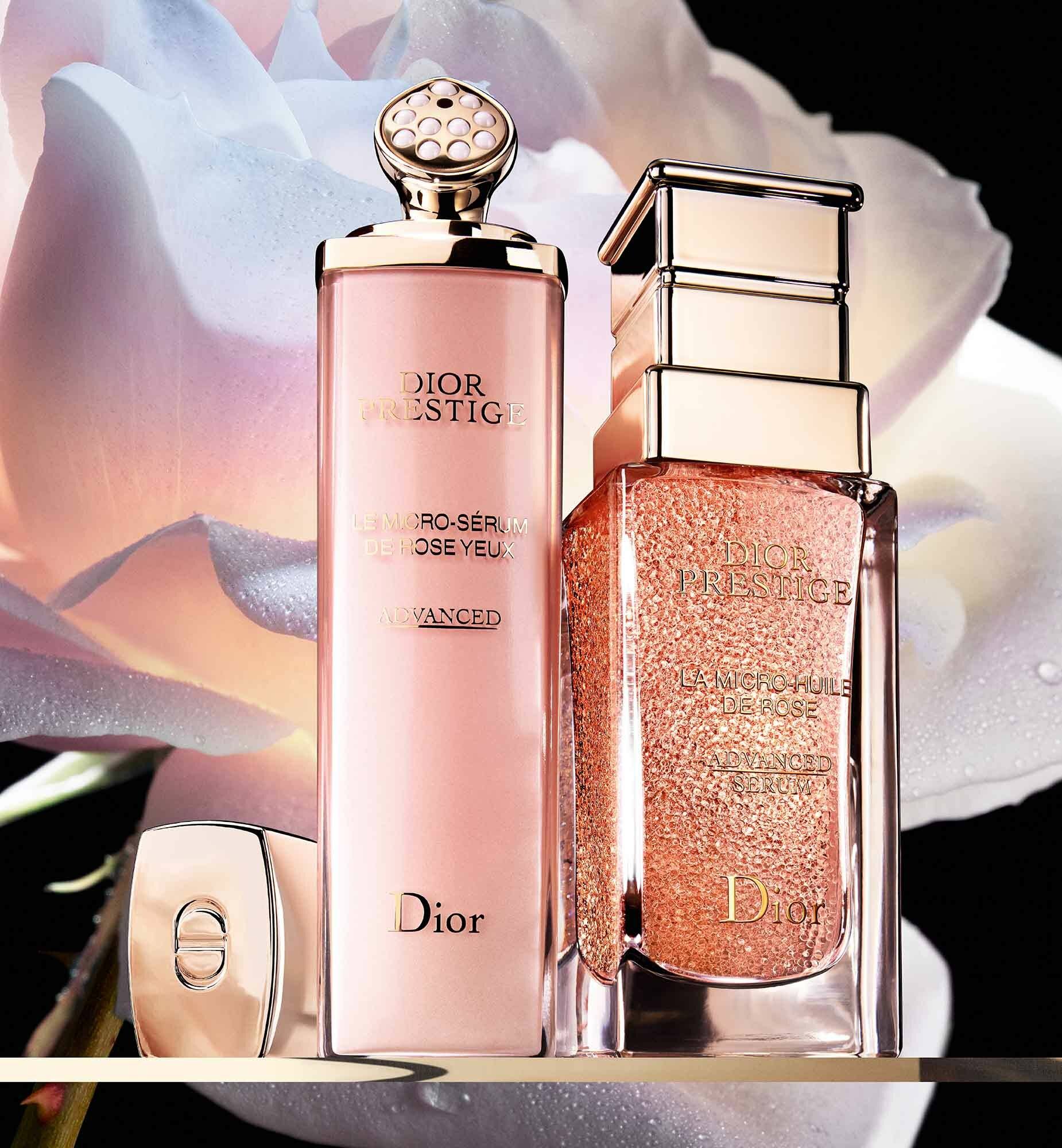 Сыворотка для кожи вокруг глаз Dior Prestige Le Micro-Serum De Rose Yeux купить в VISAGEHALL