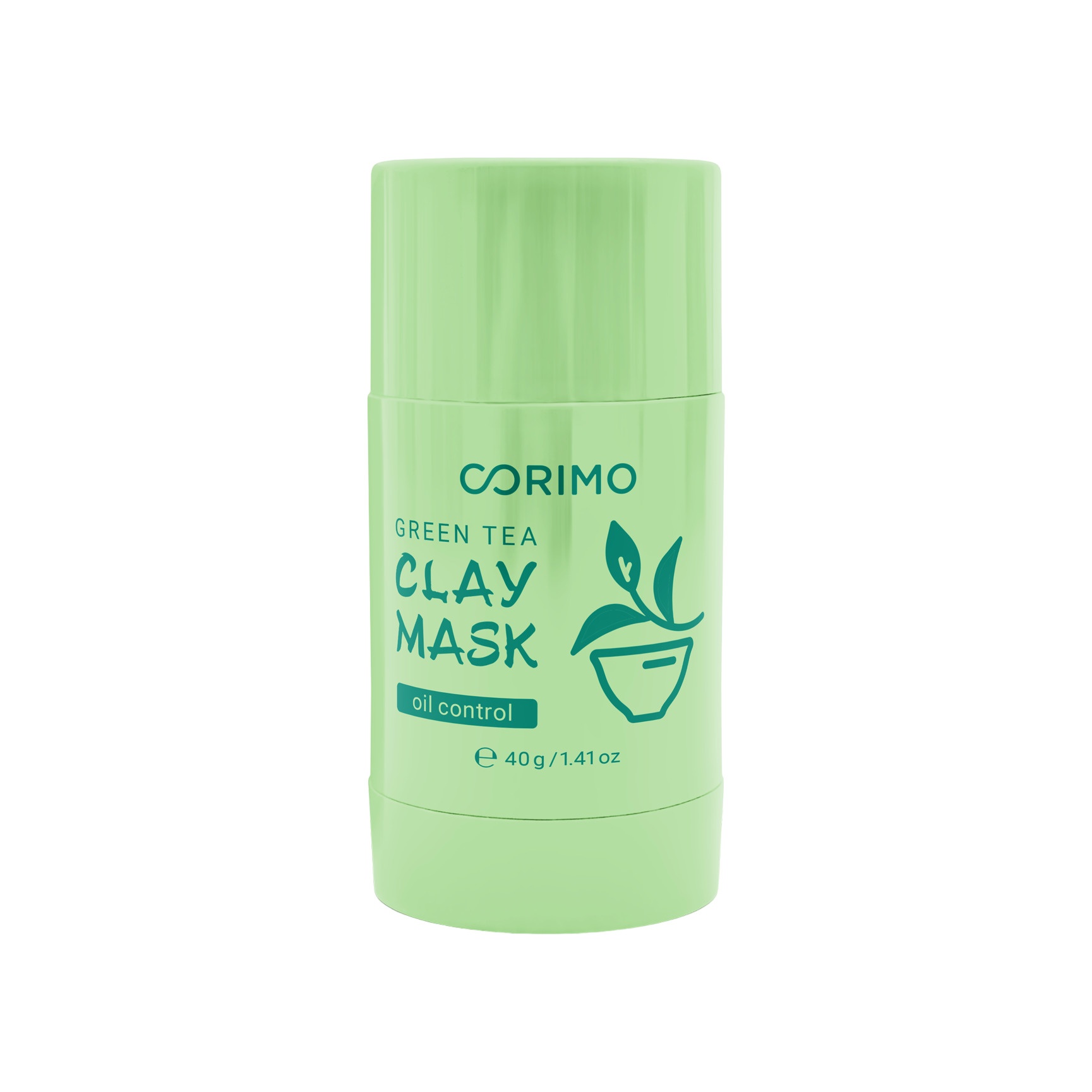 Маска для лица в стике Зеленая глиняная с зеленым чаем и алоэ купить в VISAGEHALL