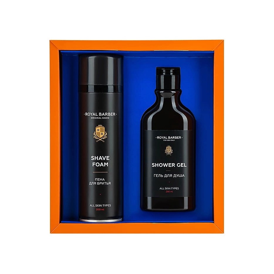 Набор 18 Пена для бритья + Гель для душа Royal Man