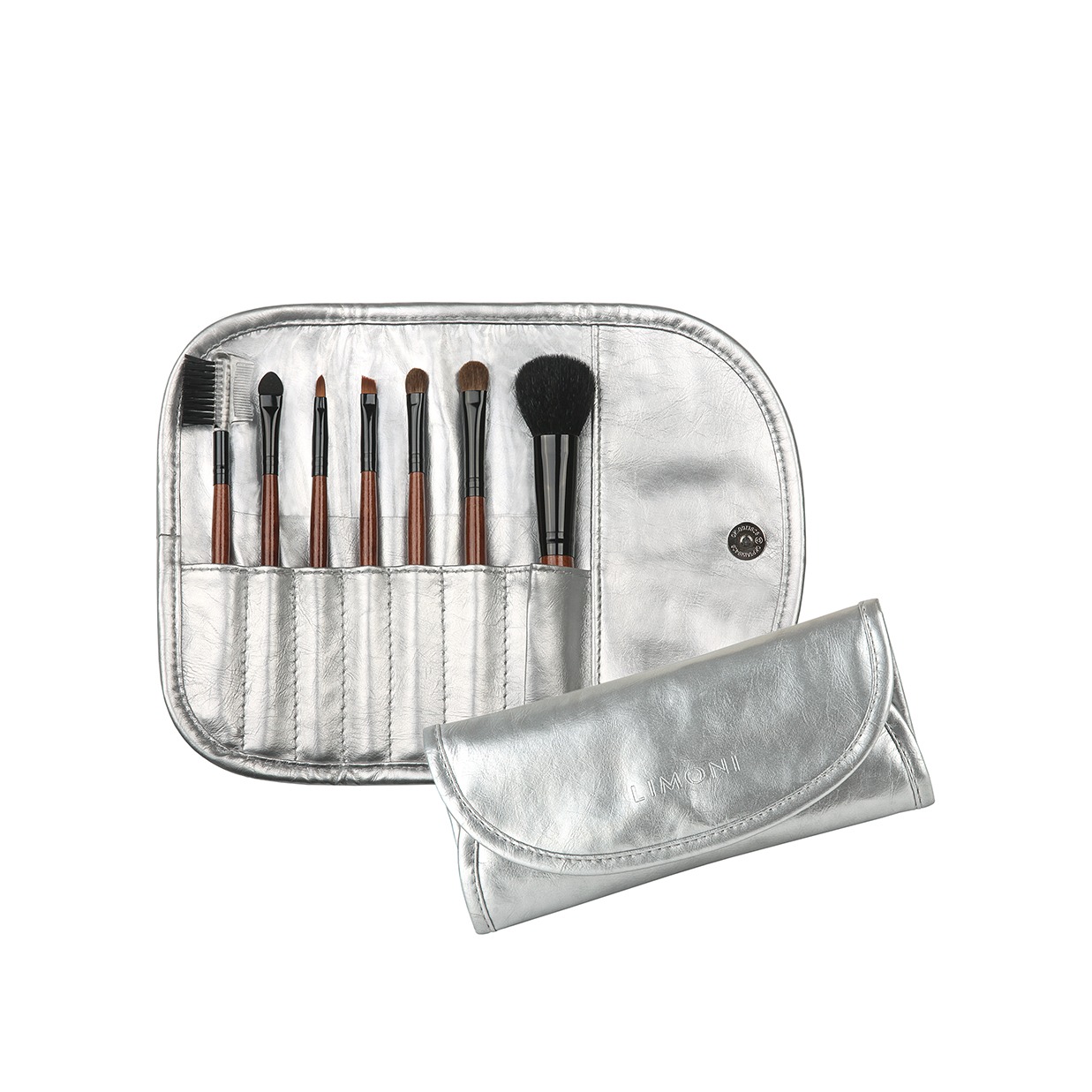 Набор кистей Silver Travel Kit (7 кистей + чехол) купить в VISAGEHALL