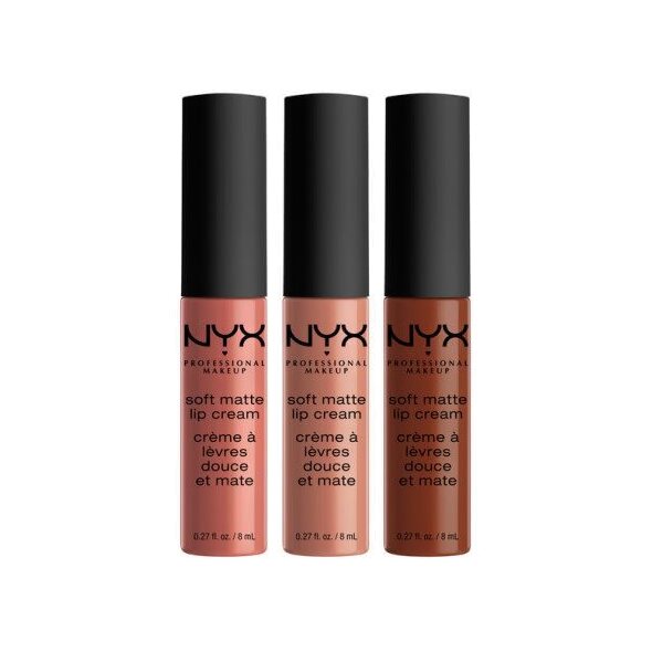 Набор помад: 3 оттенка Soft Matte Lip Cream