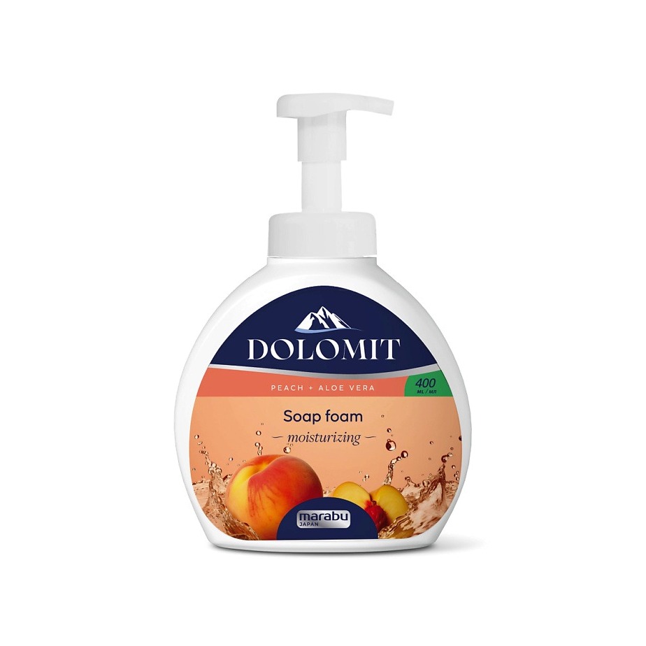 Пенка для мытья рук Персик Dolomit