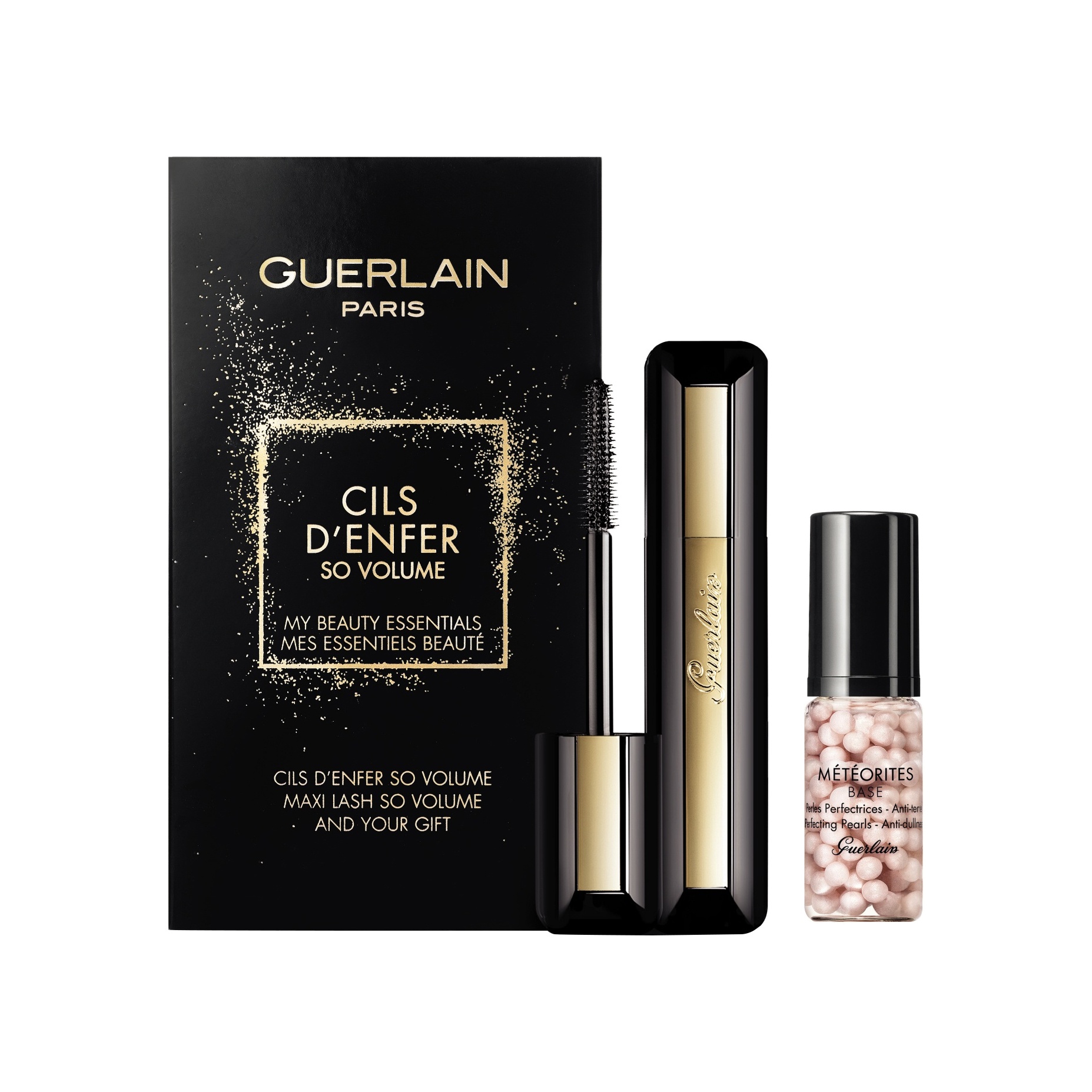 Набор: Тушь для ресниц Cils d'enfer so volume 01 + База Meteorites perles 5мл купить в VISAGEHALL
