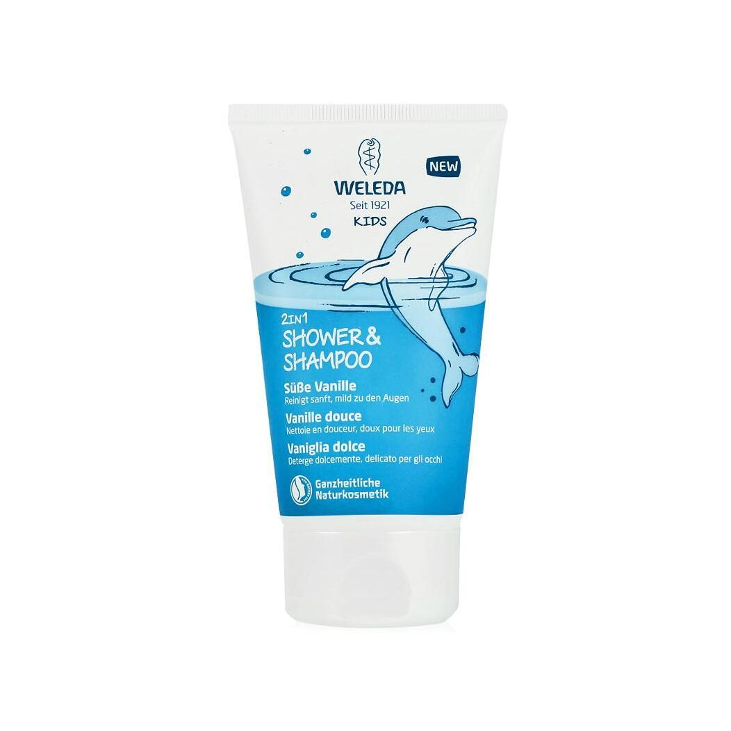 Шампунь-гель для волос и тела детский Ваниль 