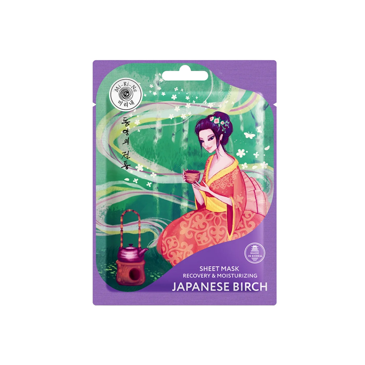 Маска для лица тканевая Японская Береза купить в VISAGEHALL