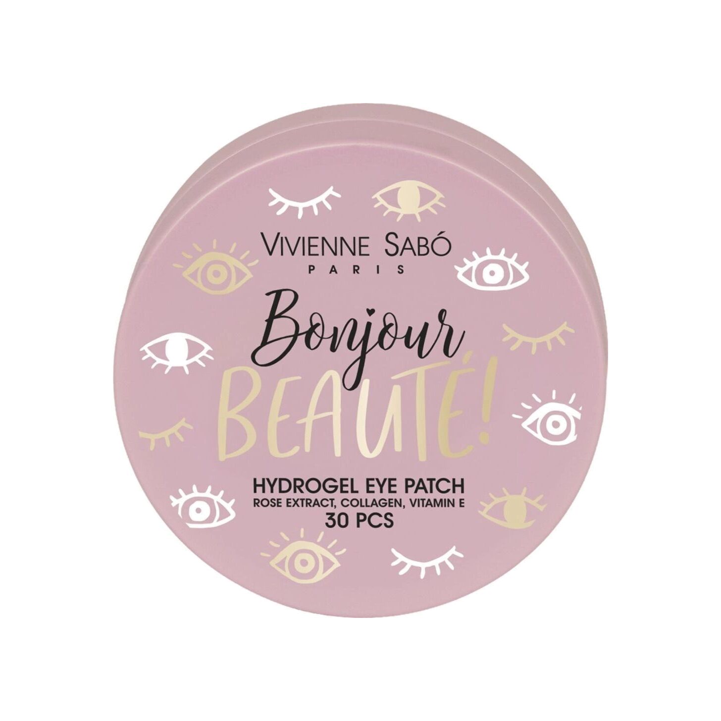 Патчи гидрогелевые для глаз Bonjour Beaute 30шт  купить в VISAGEHALL