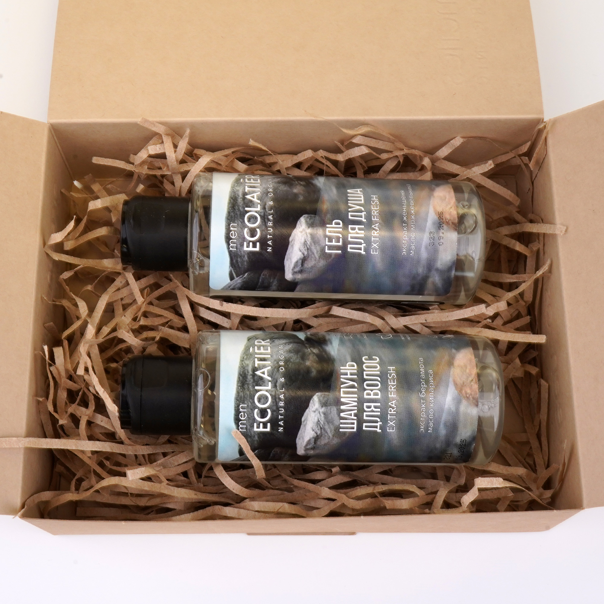 Набор подарочный мужской: Extra Fresh for Men Шампунь + Гель душа купить в VISAGEHALL