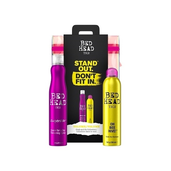 Набор: Лак для придания объема волосам 320мл + Сухой шампунь 238мл BIGGED UP BED HEAD