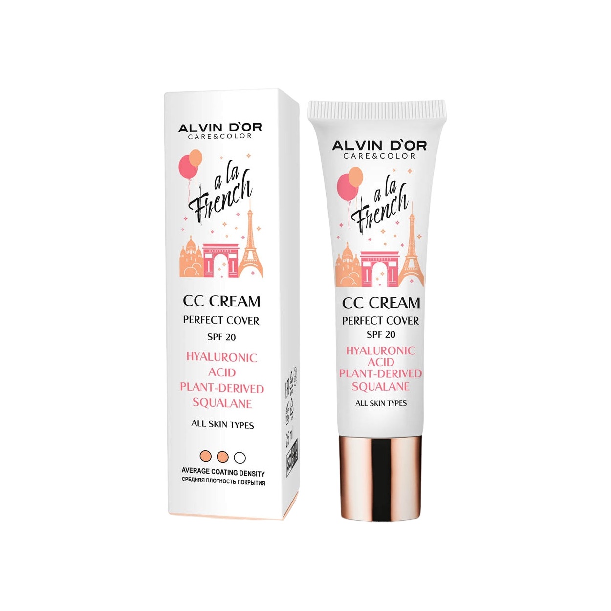 Тональный СС-крем для лица A La French SPF20  купить в VISAGEHALL