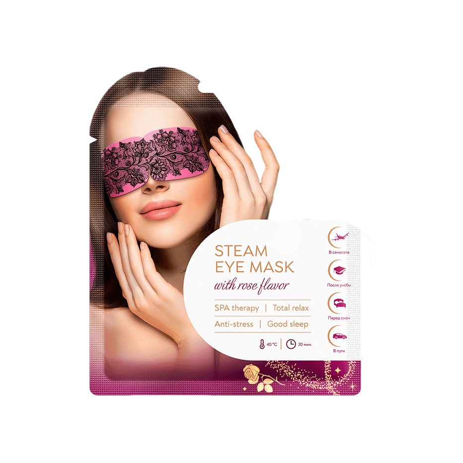 SPA-маска для глаз расслабляющая с ароматом розы