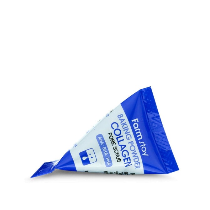 Скраб для очищения пор с содой и коллагеном в пирамидках