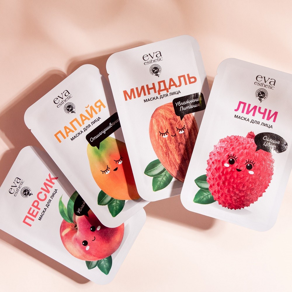 Маска для лица тканевая Сияние и цвет Личи  купить в VISAGEHALL