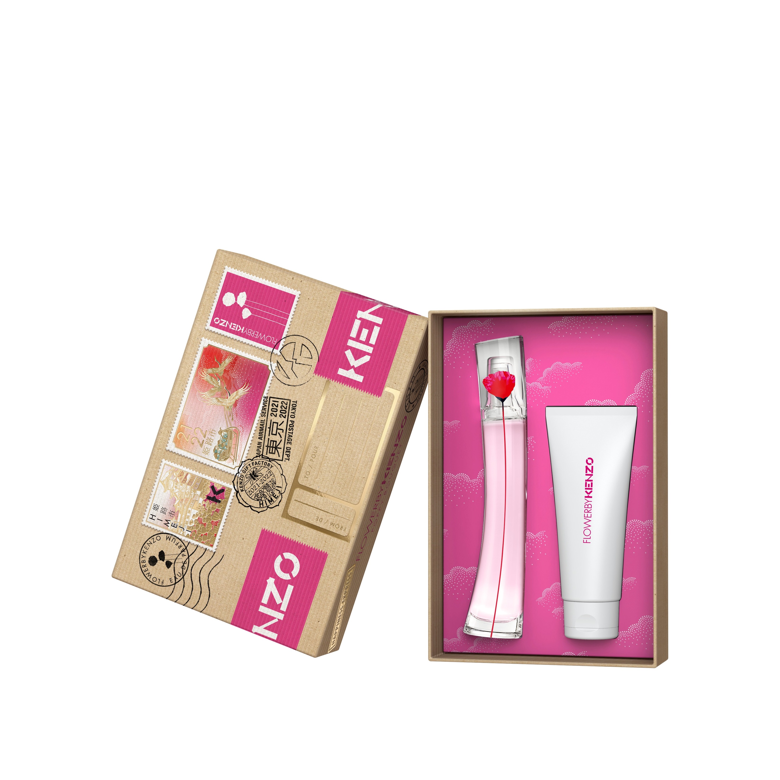 Набор Flower By Kenzo Poppy Bouquet: Парфюмерная вода 30мл + Лосьон для тела 75мл купить в VISAGEHALL