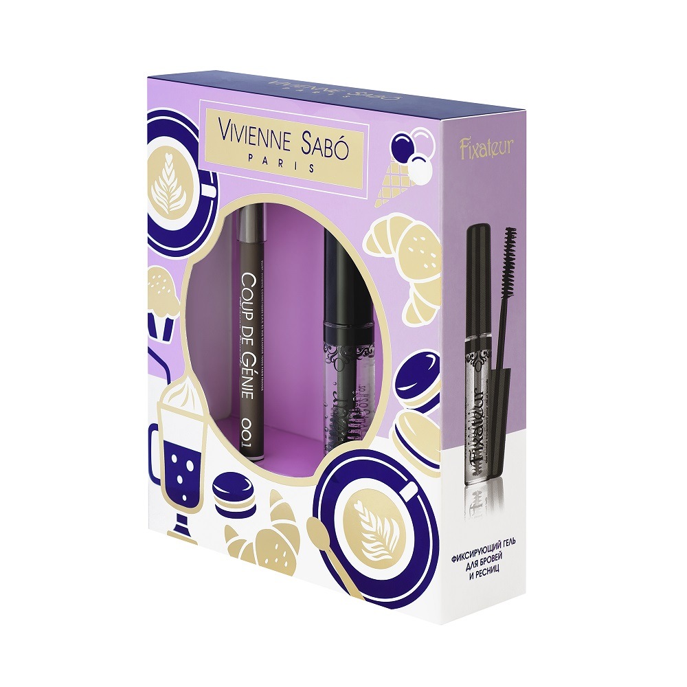 Набор Карандаш для бровей 001 + Гель для бровей Fixateur купить в VISAGEHALL