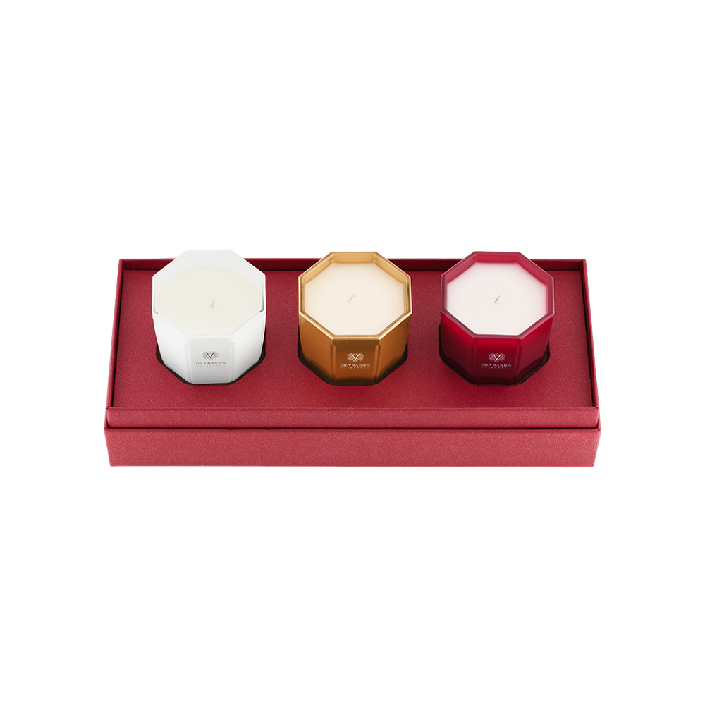 Набор свечей: Rosso Nobile, Oud Nobile, Ginger & Lime купить в VISAGEHALL