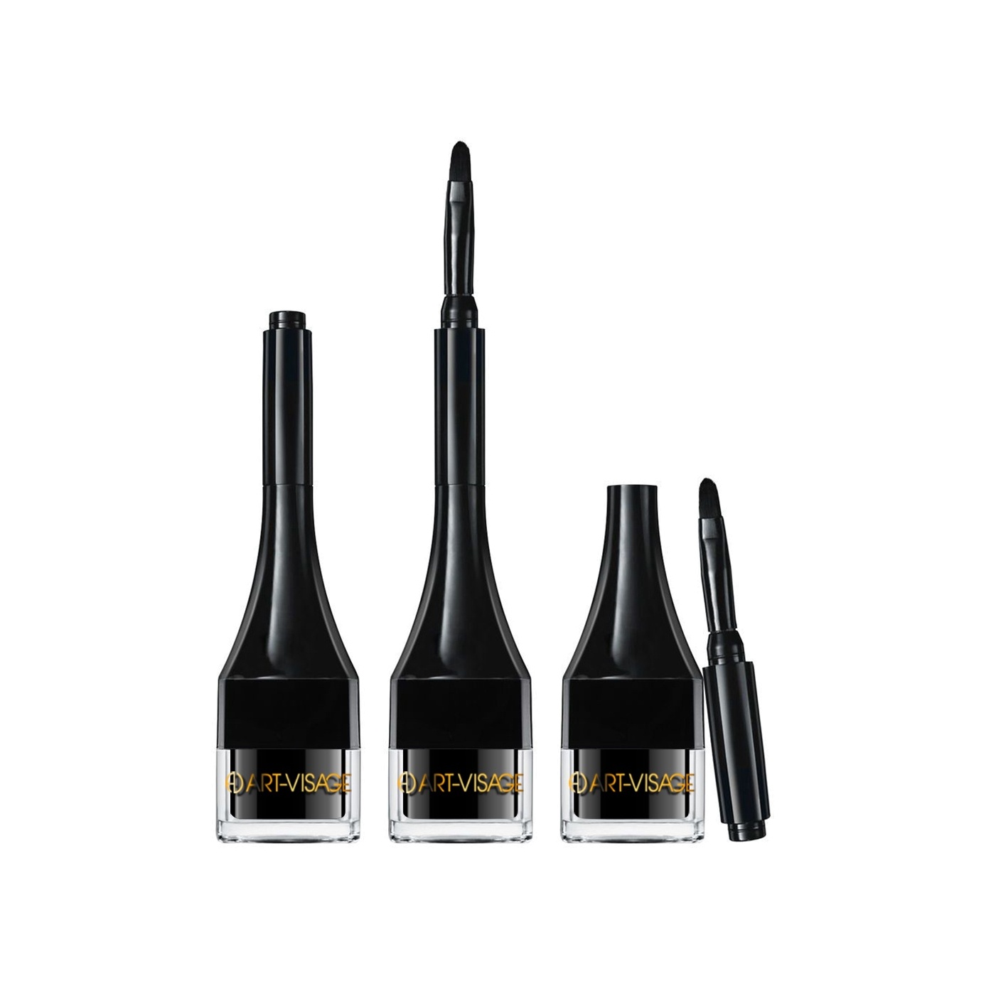 Подводка гелевая стойкая Long Lasting Gel Eyeliner Hollywood чёрная купить в VISAGEHALL
