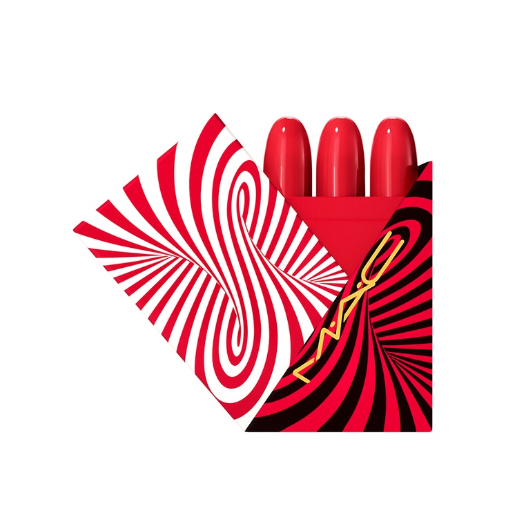 НАБОР ДЛЯ ГУБ TINY TRICKS MINI LIPSTICK TRIO RED купить в VISAGEHALL