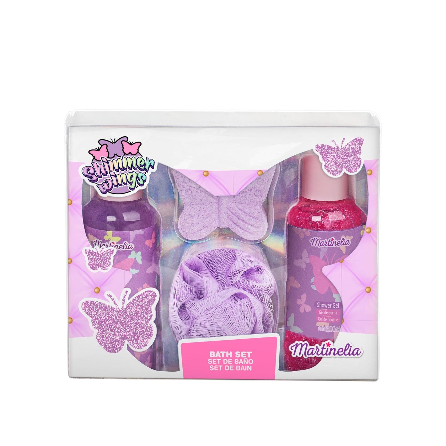 Набор детский для душа Shimmer Wings купить в VISAGEHALL