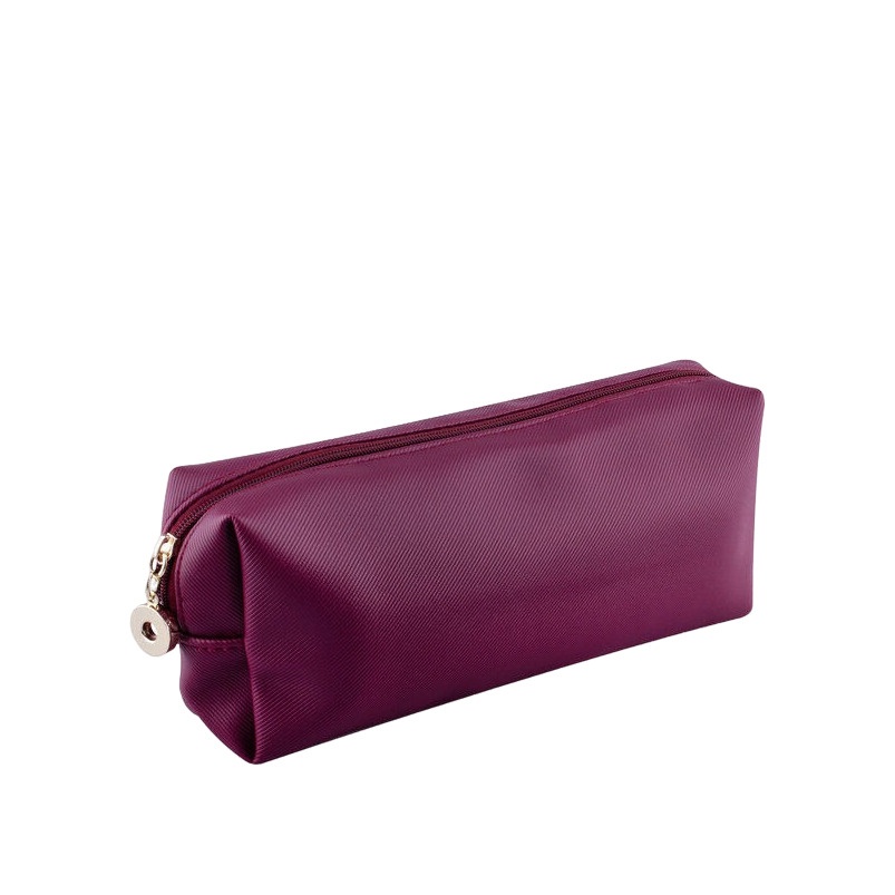 Косметичка-пенал бордовая