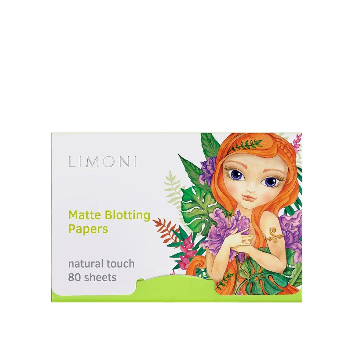 Салфетки для лица матирующие green Matte Blotting Papers  купить в VISAGEHALL
