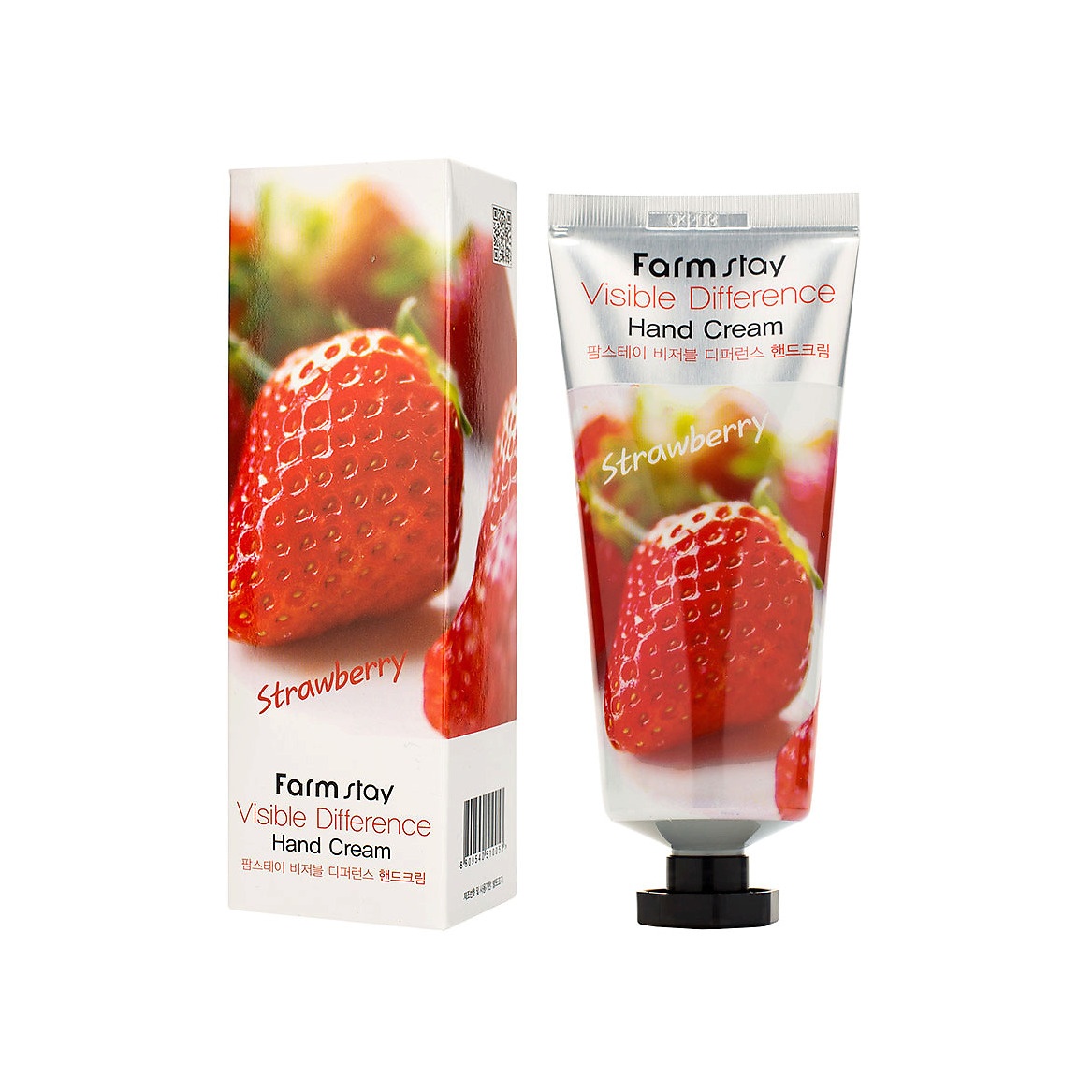 Крем для рук с клубникой Visible Difference Hand Cream Strawberry купить в VISAGEHALL