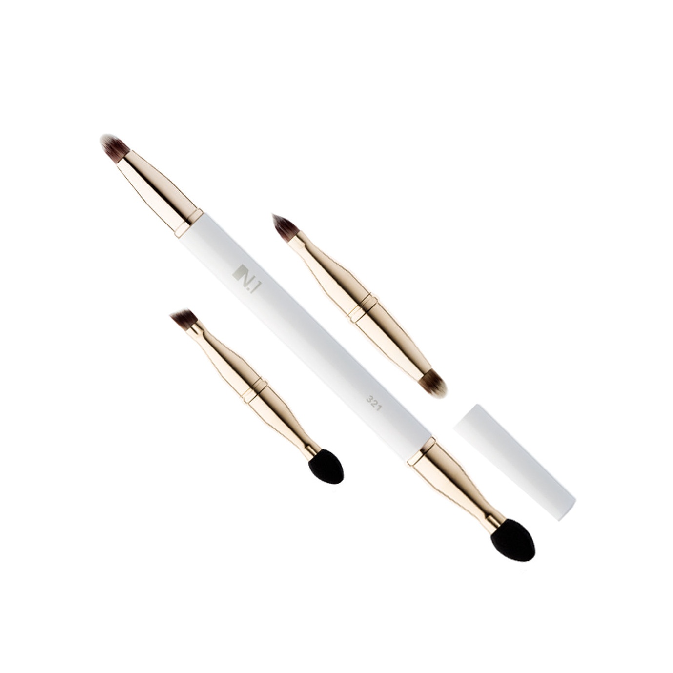 Кисть для глаз и губ 4 в 1 из ворса таклон 321 купить в VISAGEHALL