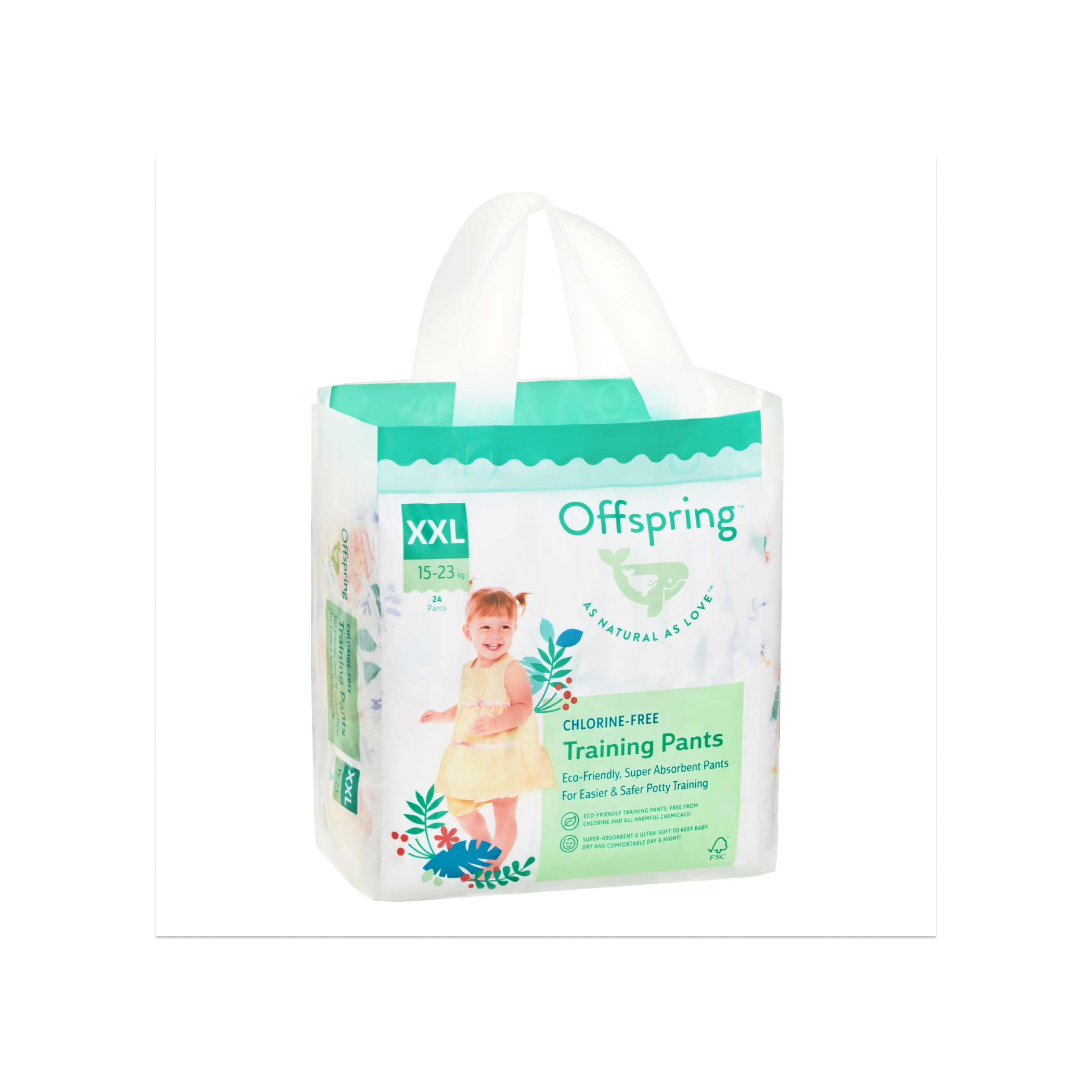 Трусики-подгузники Джунгли XXL 15-23 кг. 24 шт купить в VISAGEHALL