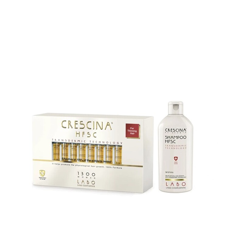 Набор: Ампулы + Шампунь для возобновления роста волос для женщин