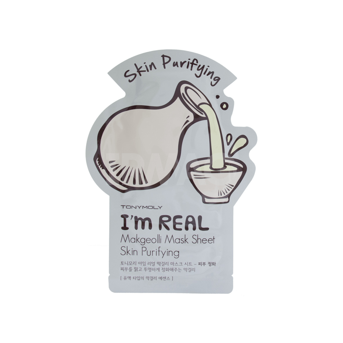 Маска для лица тканевая с экстрактом макколли I'm Real Makgeolli Mask Sheet 21мл купить в VISAGEHALL