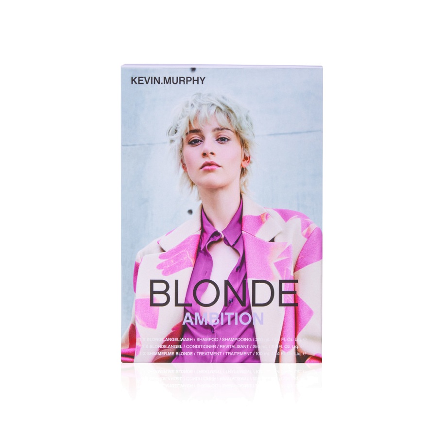 Набор: шампунь + бальзам + спрей-уход сияющий для светлых волос Blonde Ambition купить в VISAGEHALL