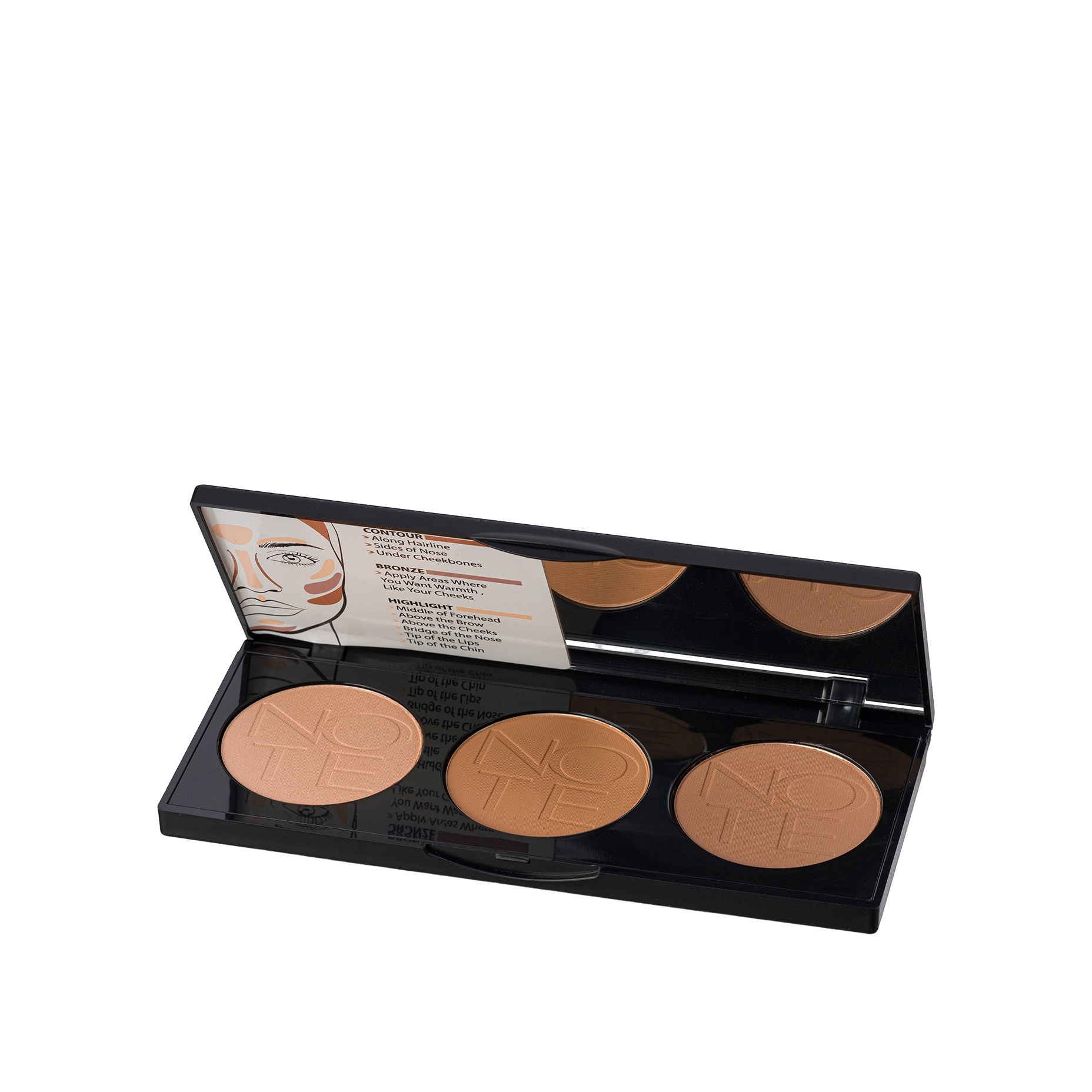 Палетка для контурирования лица Perfecting Contouring Powder Palette  купить в VISAGEHALL