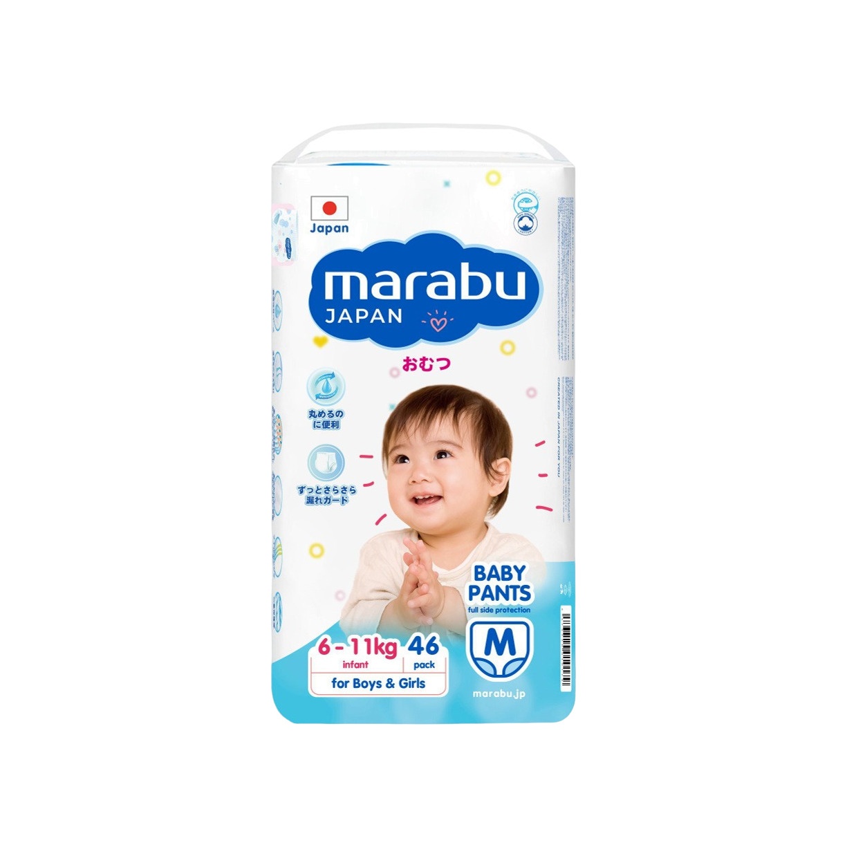 Подгузники детские M 6-11кг 46шт купить в VISAGEHALL