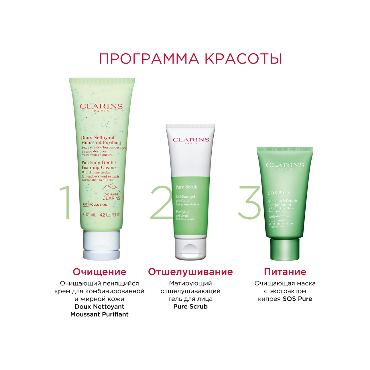 Гель для лица матирующий отшелушивающий Pure Scrub  купить в VISAGEHALL