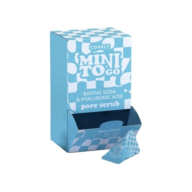 Скраб для лица с содой и гиалуроновой кислотой Mini To Go Baking Soda & Hyaluronic Acid Scrub