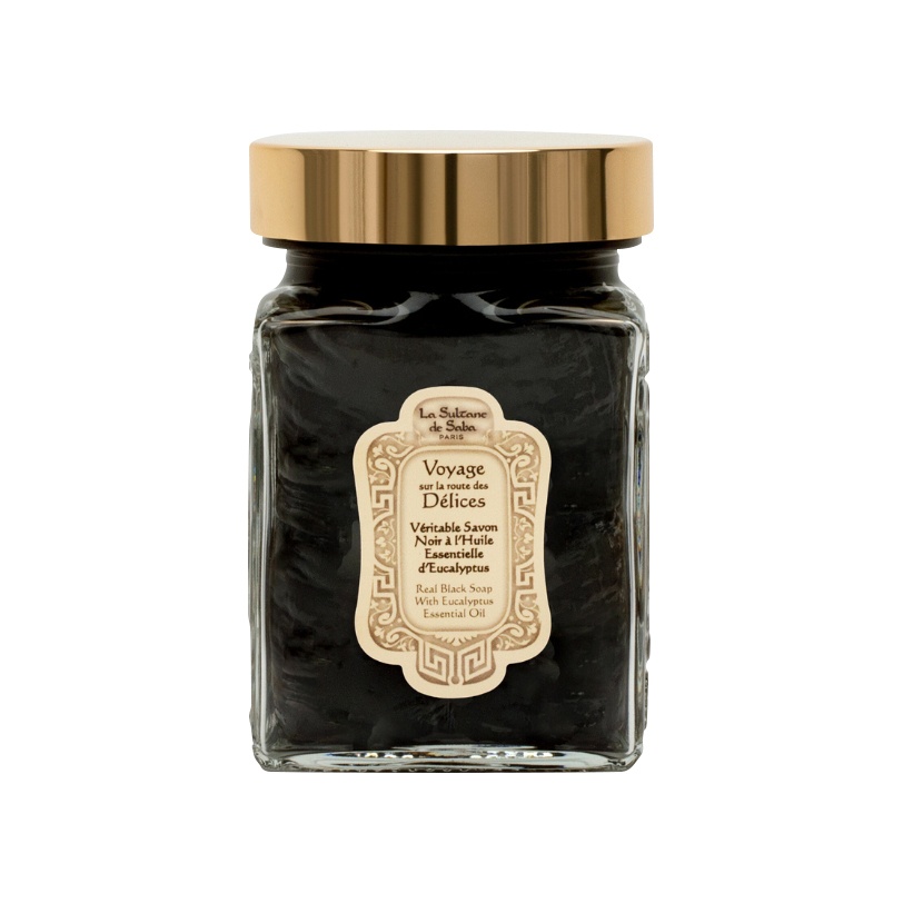 Мыло для лица и тела Черное с Эвкалиптом