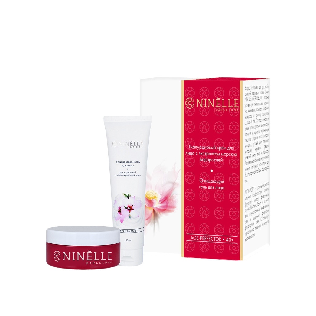 Набор: Гель для лица очищающий + Крем для лица гиалуроновый
