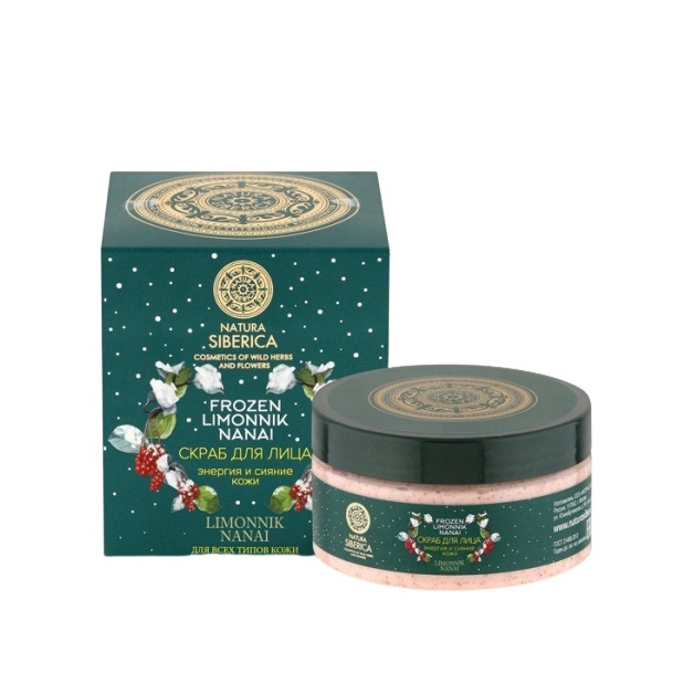 Скраб для лица Энергия и Сияние кожи Limonnik Nanai 100мл