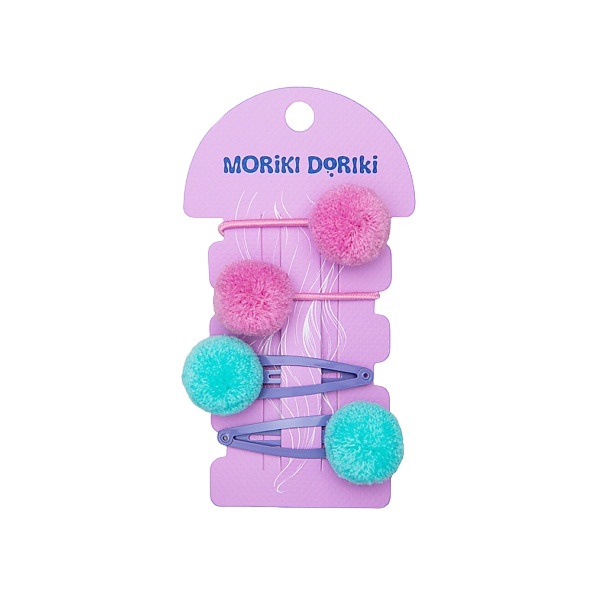 Набор аксессуаров для волос с помпонами Мятный бриз