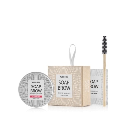 Мыло фиксатор для бровей Brow Soap Клубника 