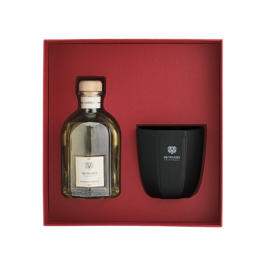 Набор Ambra: Диффузор 250мл + Свеча 200г