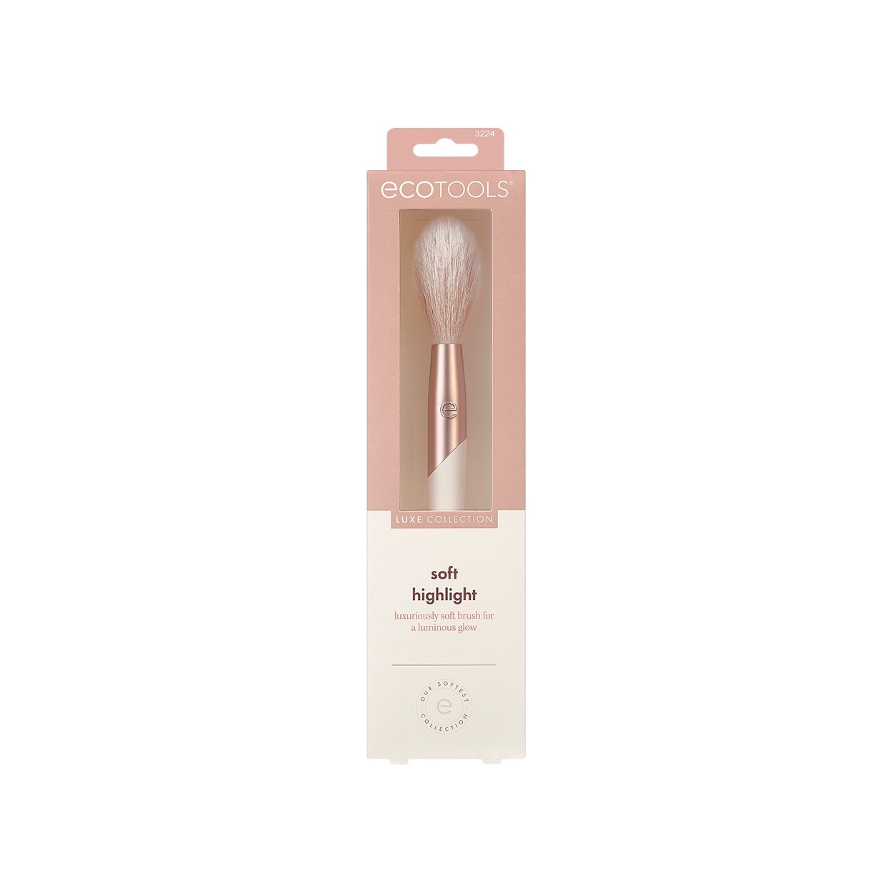Кисть для хайлайтера EcoTools Luxe Soft Highlight  купить в VISAGEHALL