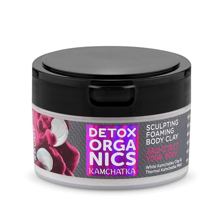 Глина для тела пенящаяся Detox Organics Kamchatka 200мл