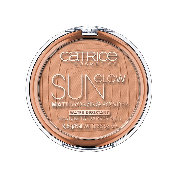 Пудра компактная с эффектом загара Sun Glow Matt Bronzing Powder 035 