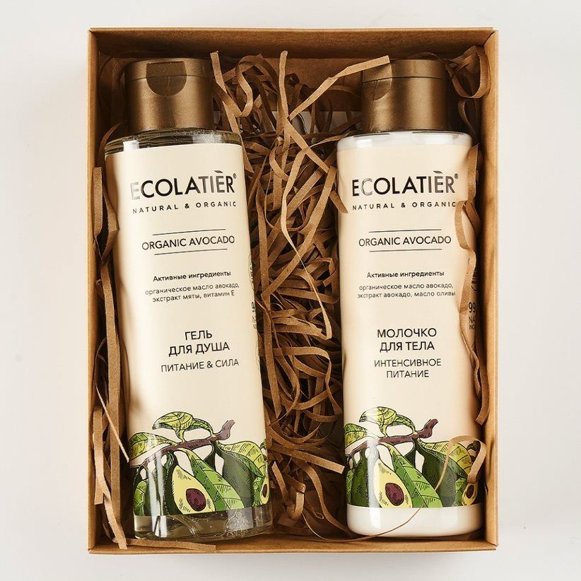Набор Organic Avocado: Гель для душа + Молочко для тела  купить в VISAGEHALL