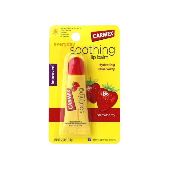 Бальзам для губ с ароматом клубники SPF15