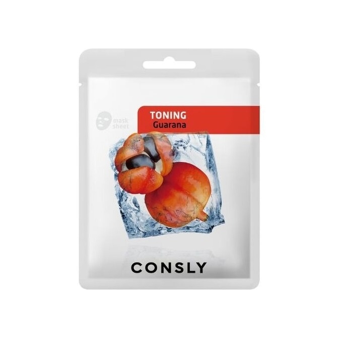 Тонизирующая тканевая маска с экстрактом гуараны