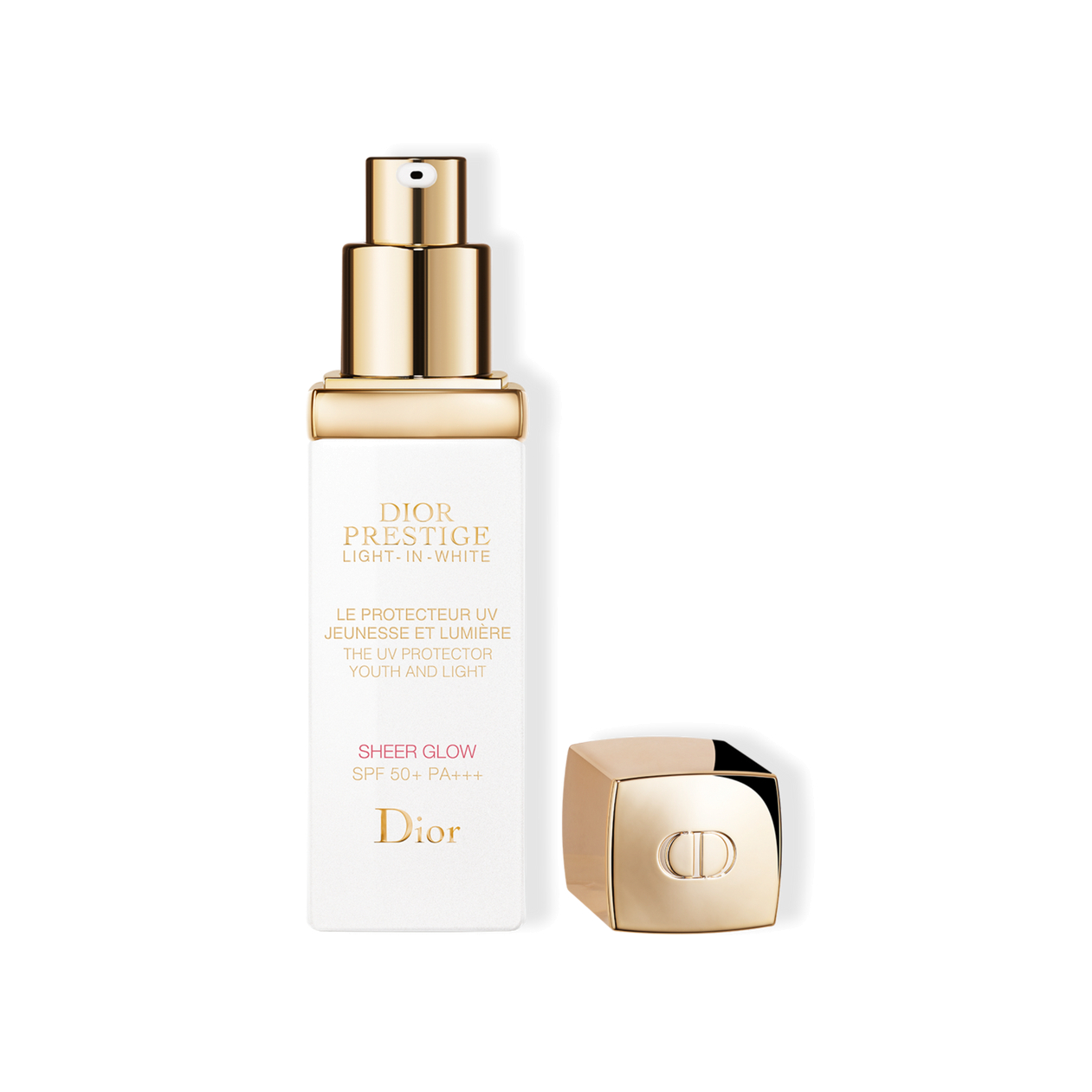 DIOR PRESTIGE LIGHT-IN-WHITE SPF50+ PA+++ Флюид защитный для лица  купить в VISAGEHALL