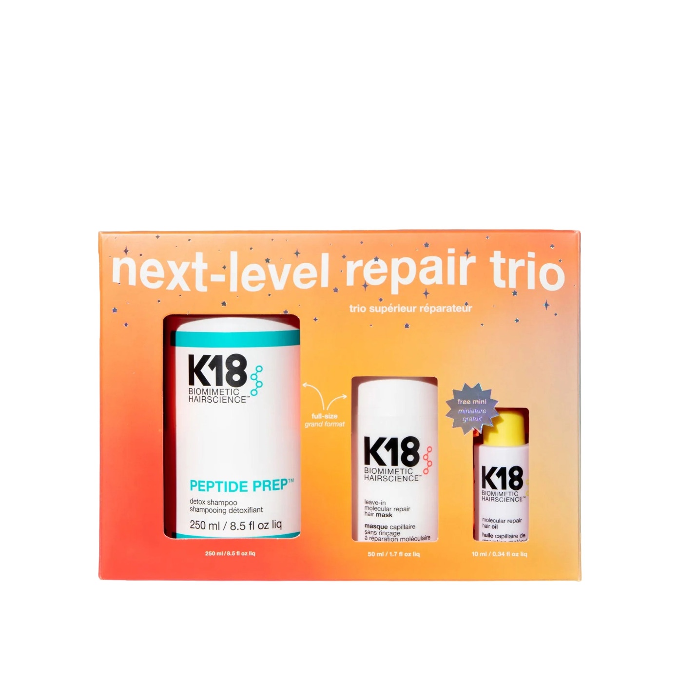 Набор праздничный для восстановления волос купить в VISAGEHALL