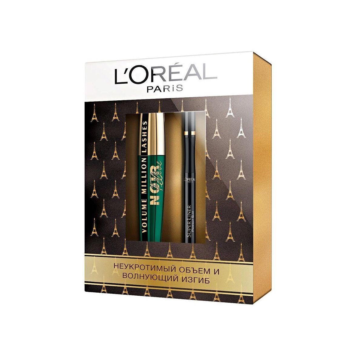 Набор: Тушь Feline экстрачерная + Подводка-фломастер Perfect Slim купить в VISAGEHALL